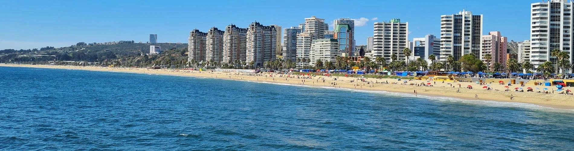 Vista destacada de SANTIAGO, VALLES VINICOLAS, VIÑA DEL MAR Y VALPARAISO DESDE  GUADALAJARA