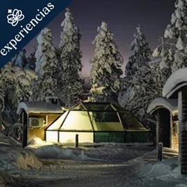 Destino relacionado con AURORA BOREAL Y AVENTURA EN IGLÚ DE CRISTAL (Finlandia)
